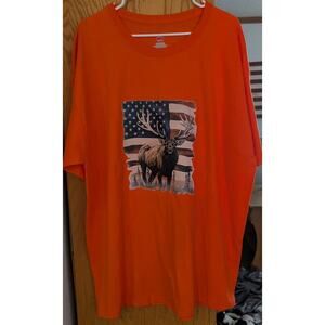 🌼Mens 2XL AGS Ideas Elk Flag Tee